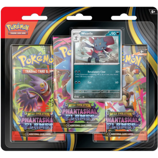 Phantasmal Flames – 3-Pack Blister - Weavile